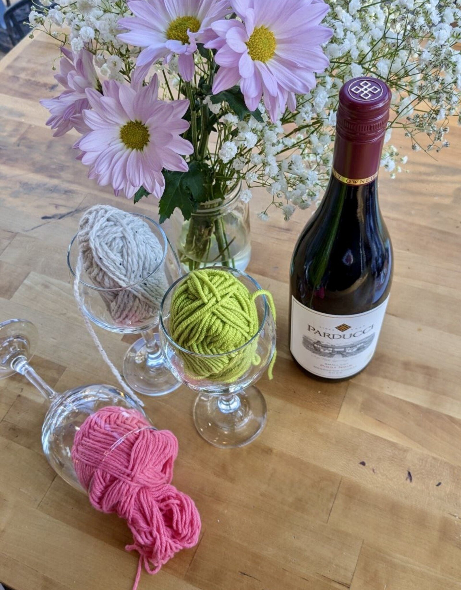 Wine & Yarn Tasting - Tuesday, September 24, 7-9pm