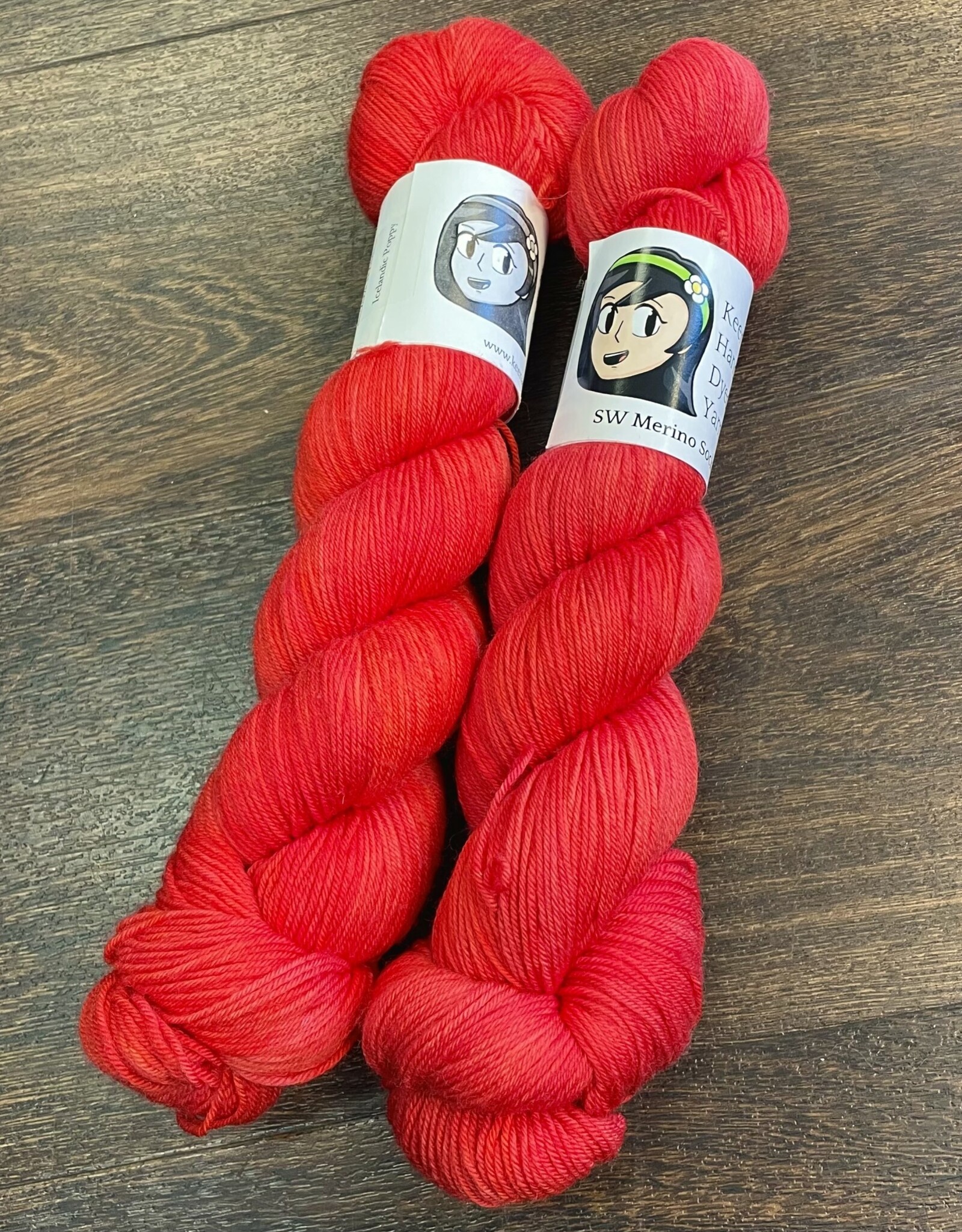 Keenan Hand Dyed Yarn Superwash Sock by Keenan Hand Dyed Yarn Color Set 1