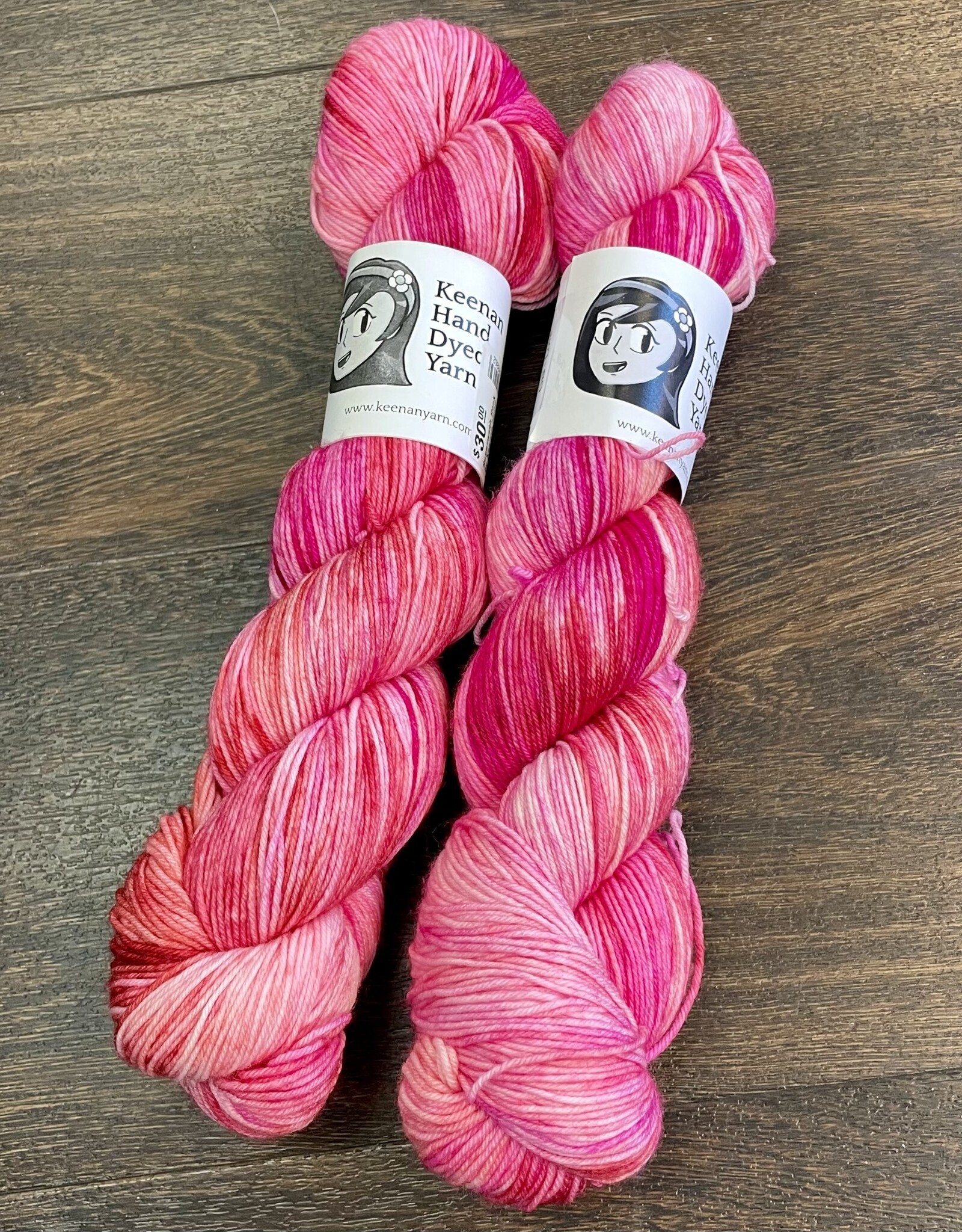 Keenan Hand Dyed Yarn Superwash Sock by Keenan Hand Dyed Yarn Color Set 1