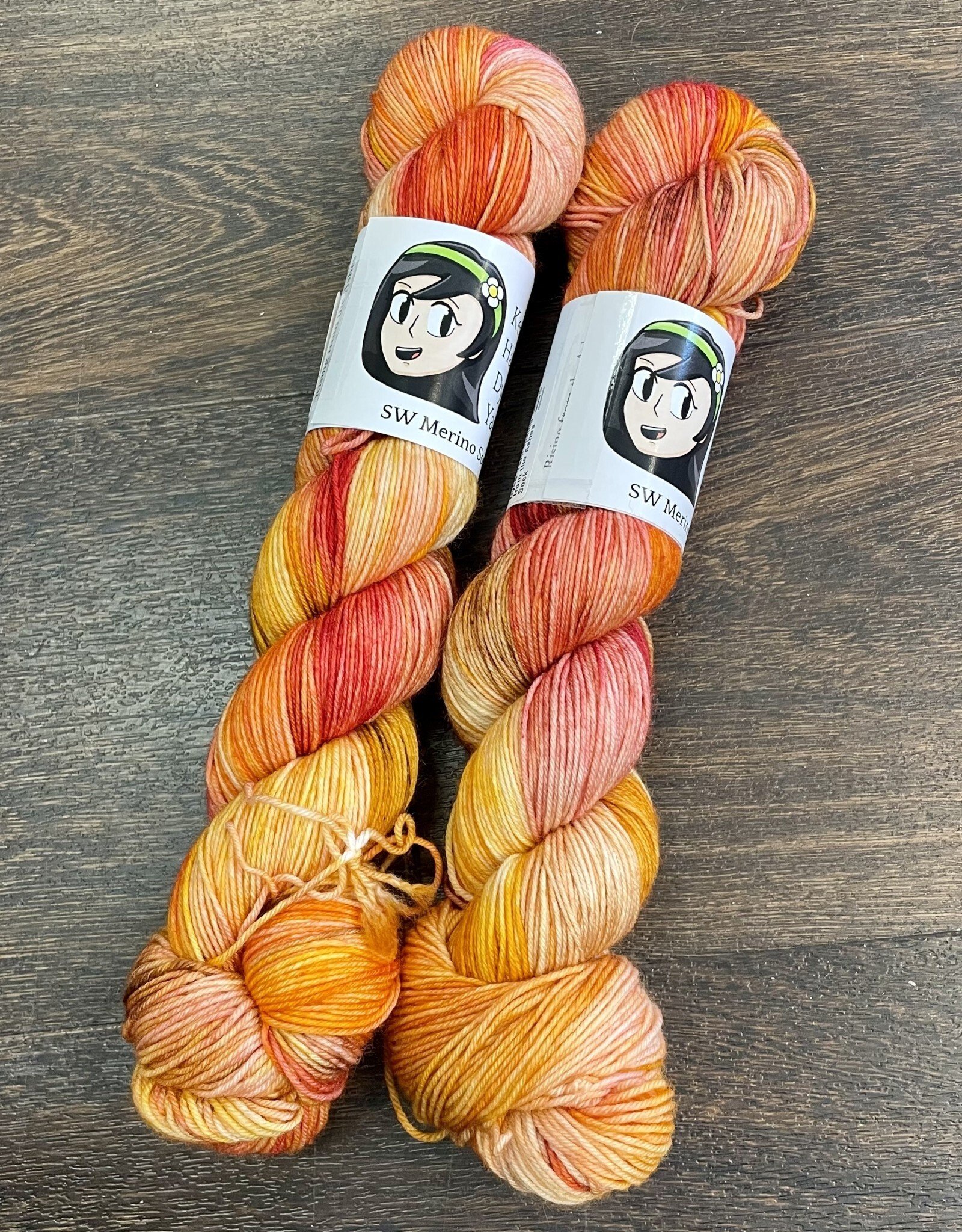 Keenan Hand Dyed Yarn Superwash Sock by Keenan Hand Dyed Yarn Color Set 2
