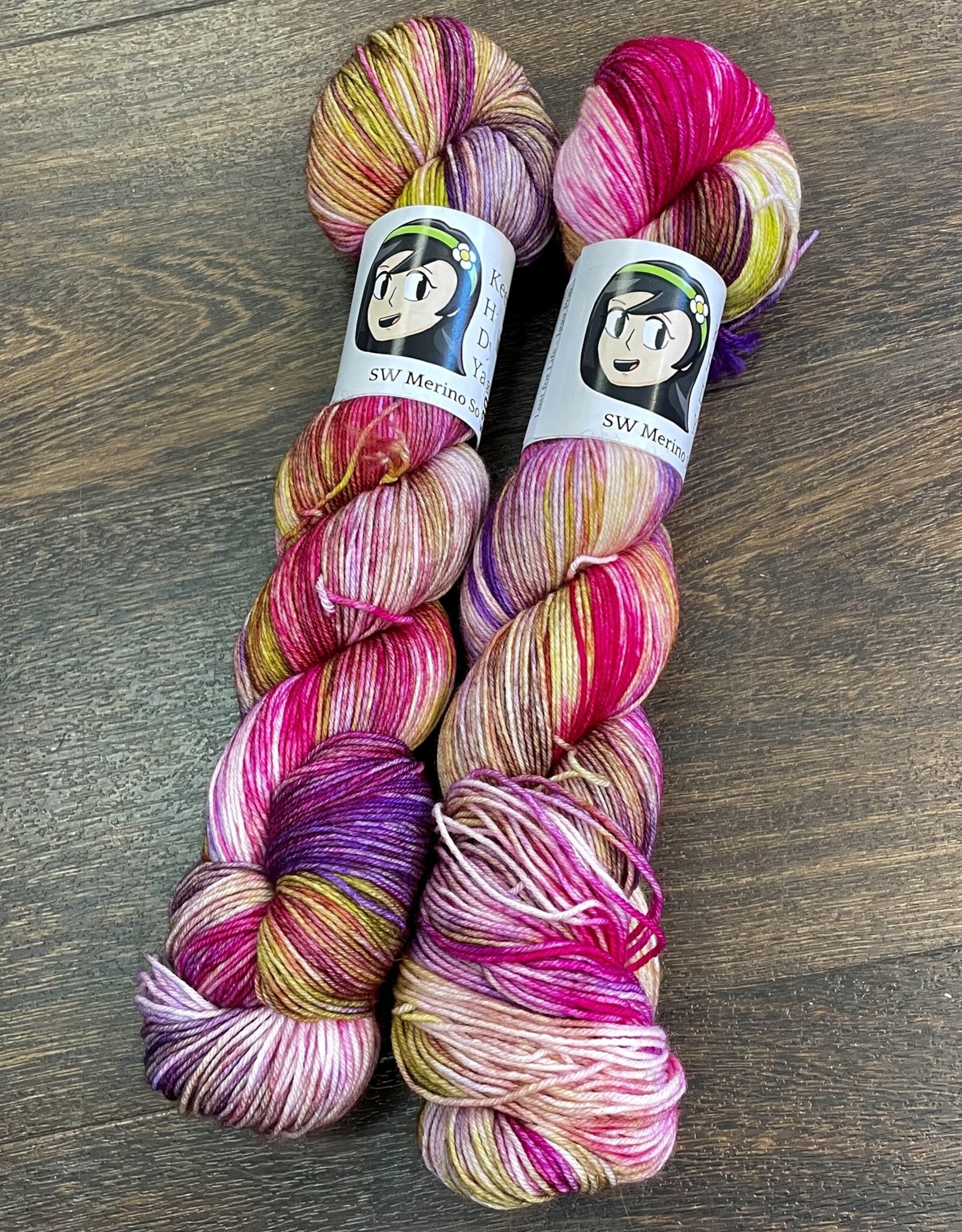 Keenan Hand Dyed Yarn Superwash Sock by Keenan Hand Dyed Yarn Color Set 1