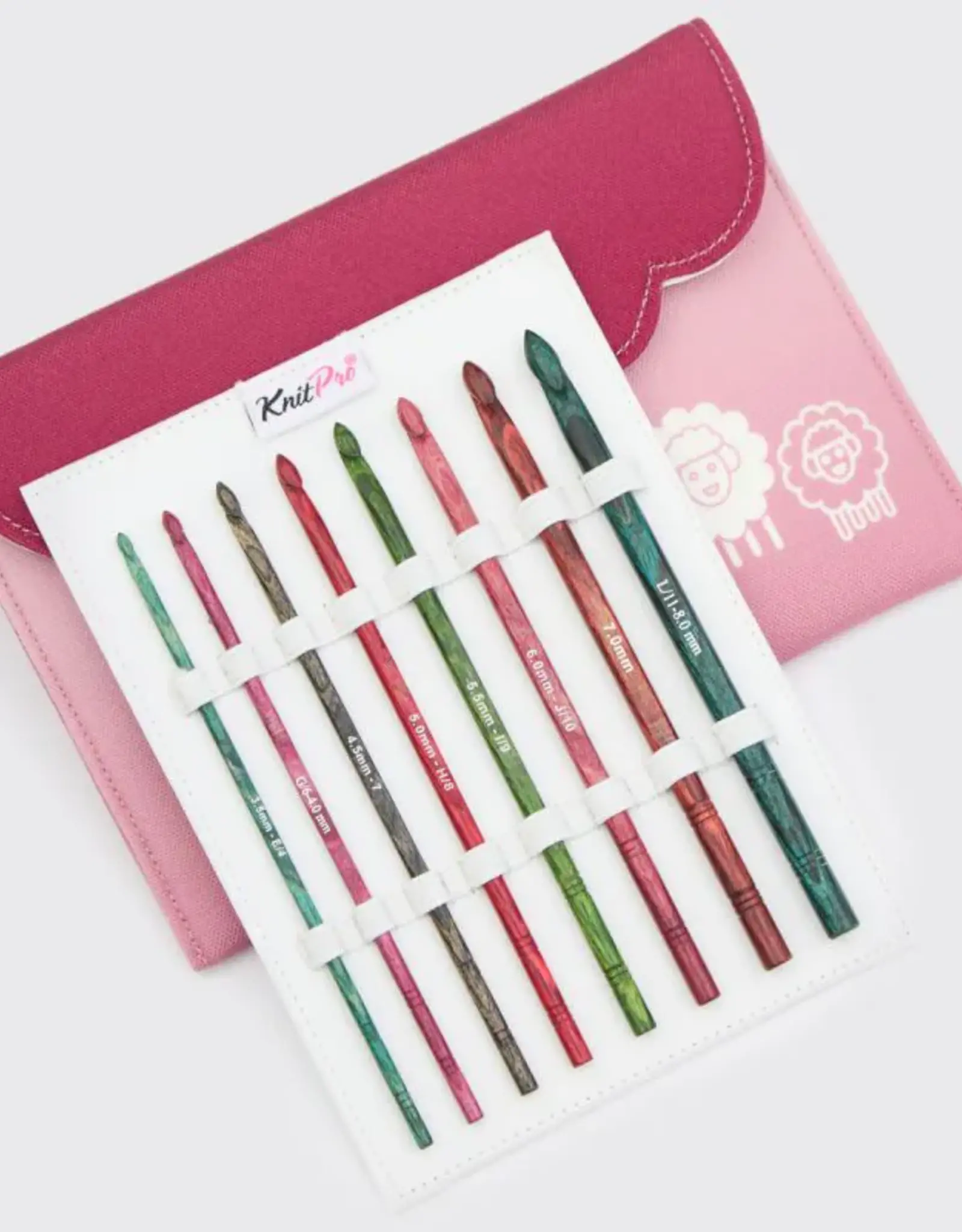 KnitPro Dreamz Deluxe Single Ended Crochet Hook Set
