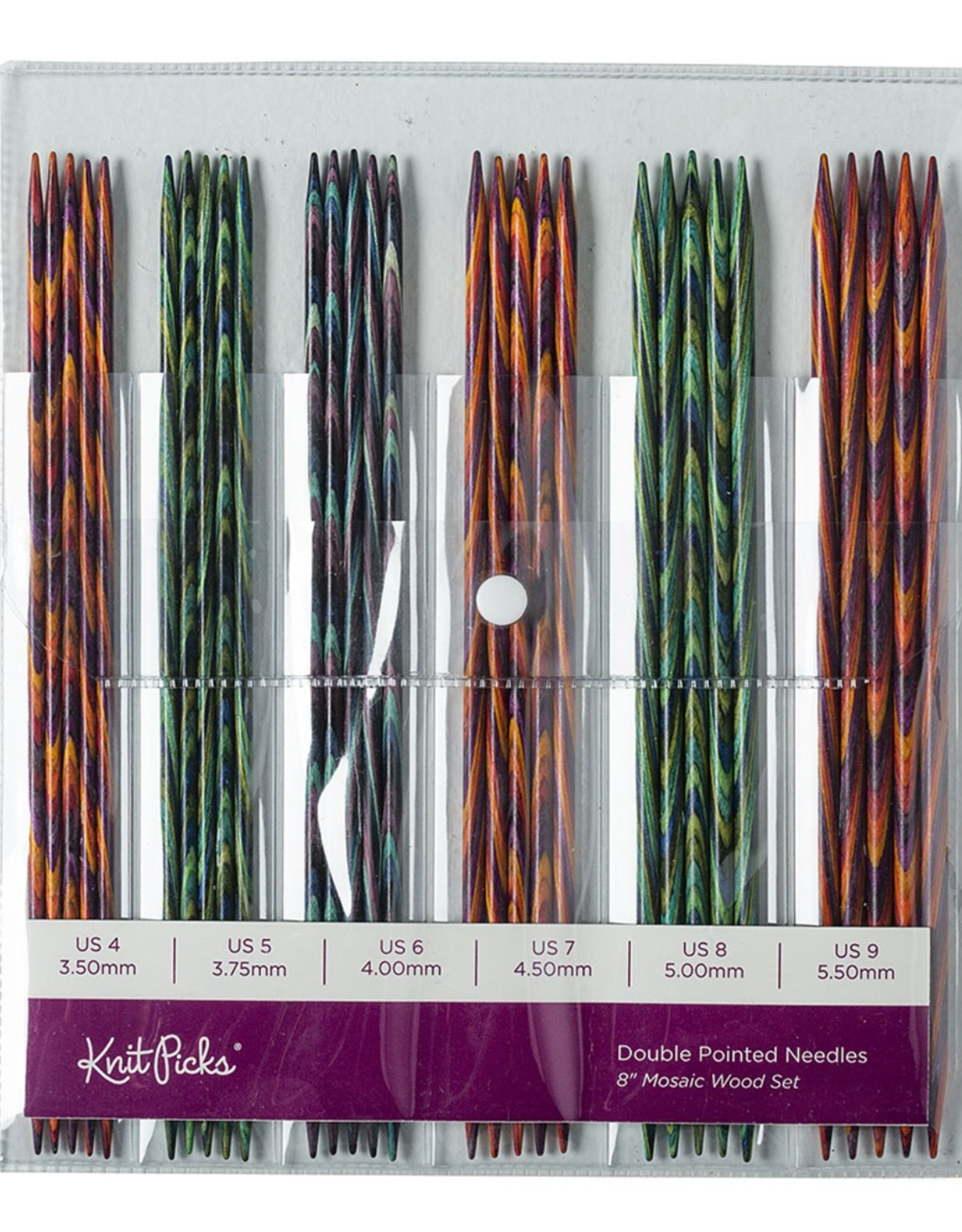 Knitpicks Mosaic DPN Set US 4-9 8" By KnitPicks