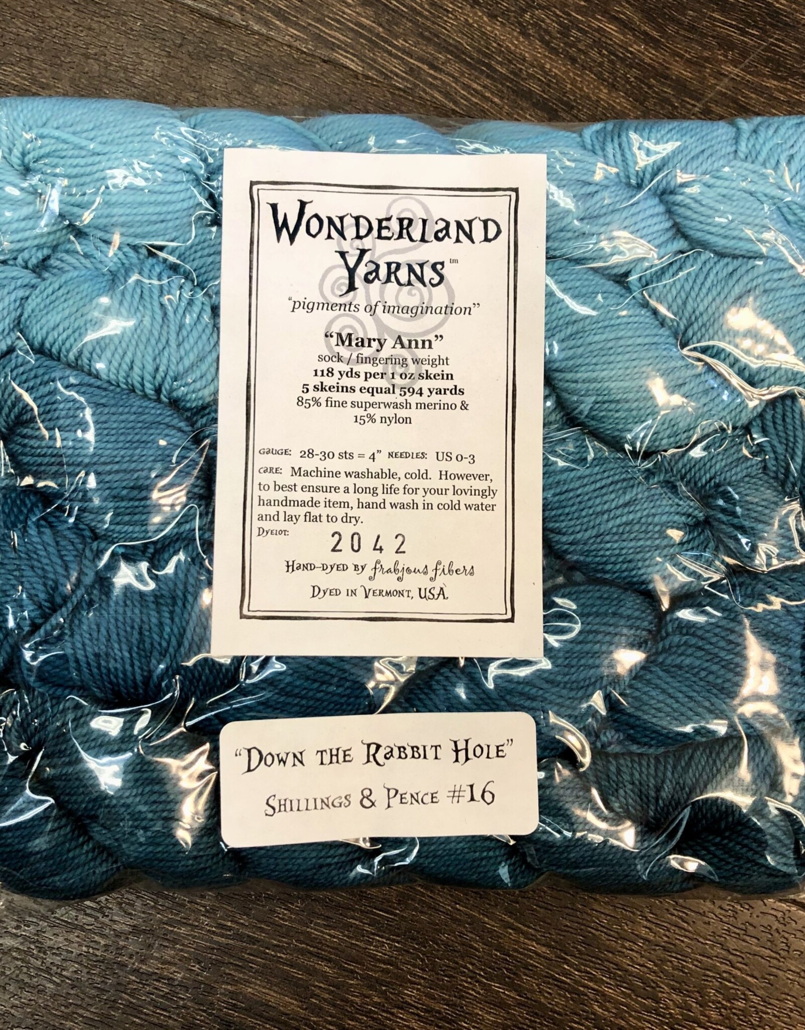Wonderland Yarn Mad Hatter Mini Skein Packs by Wonderland Yarn