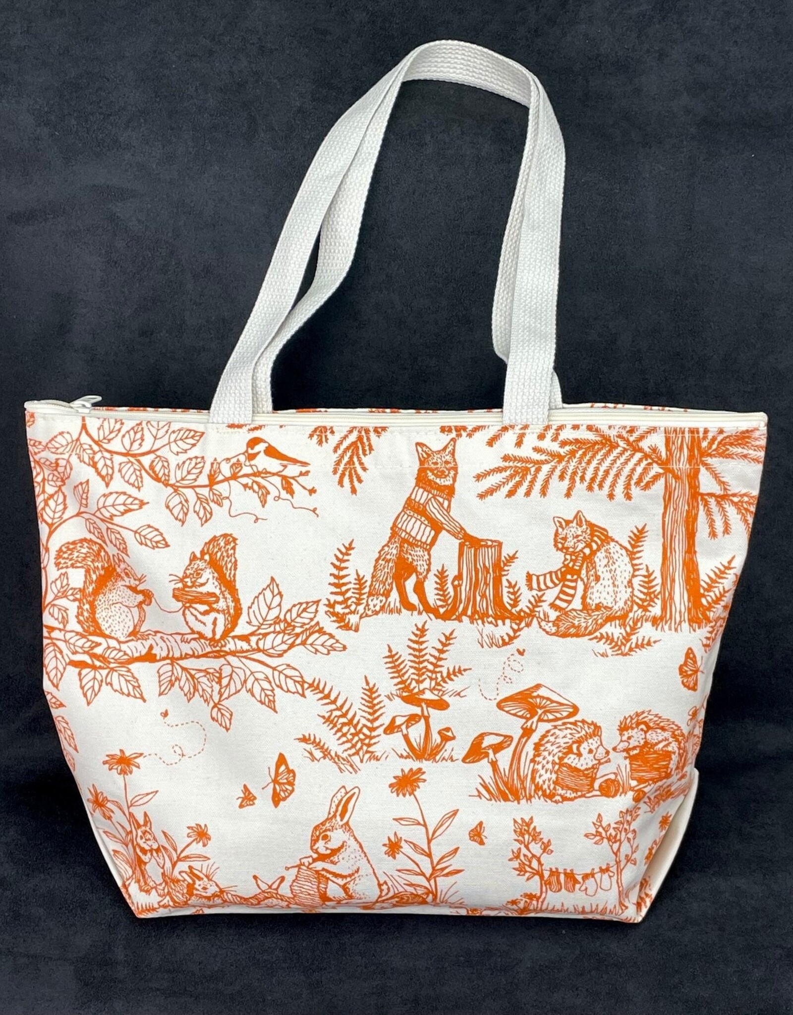 Bonnie Bischoff Woodland Tote with Zipper