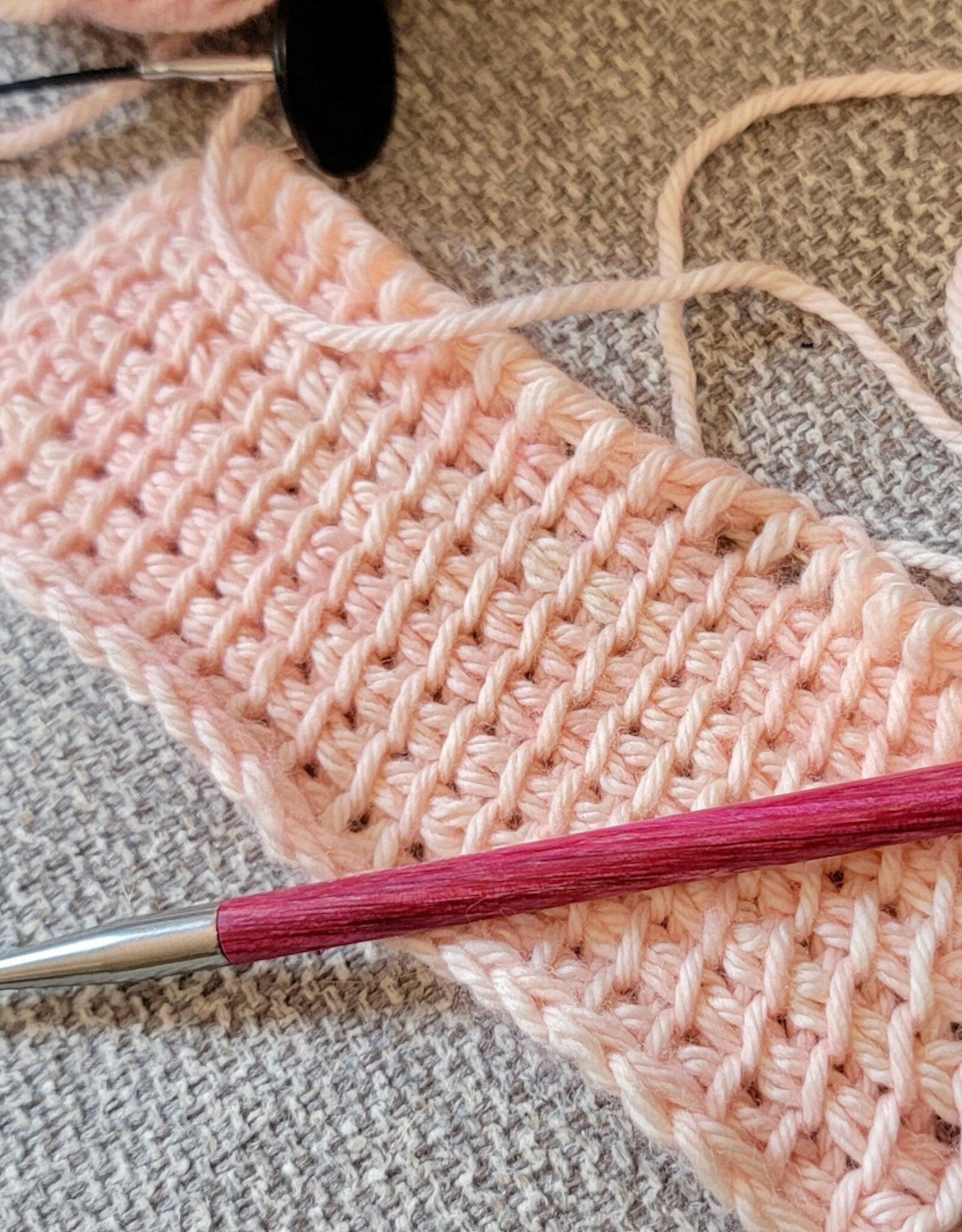 Becka Sanders Tunisian Crochet 101 - Sundays, June 22 & 29, 1:30-3:30