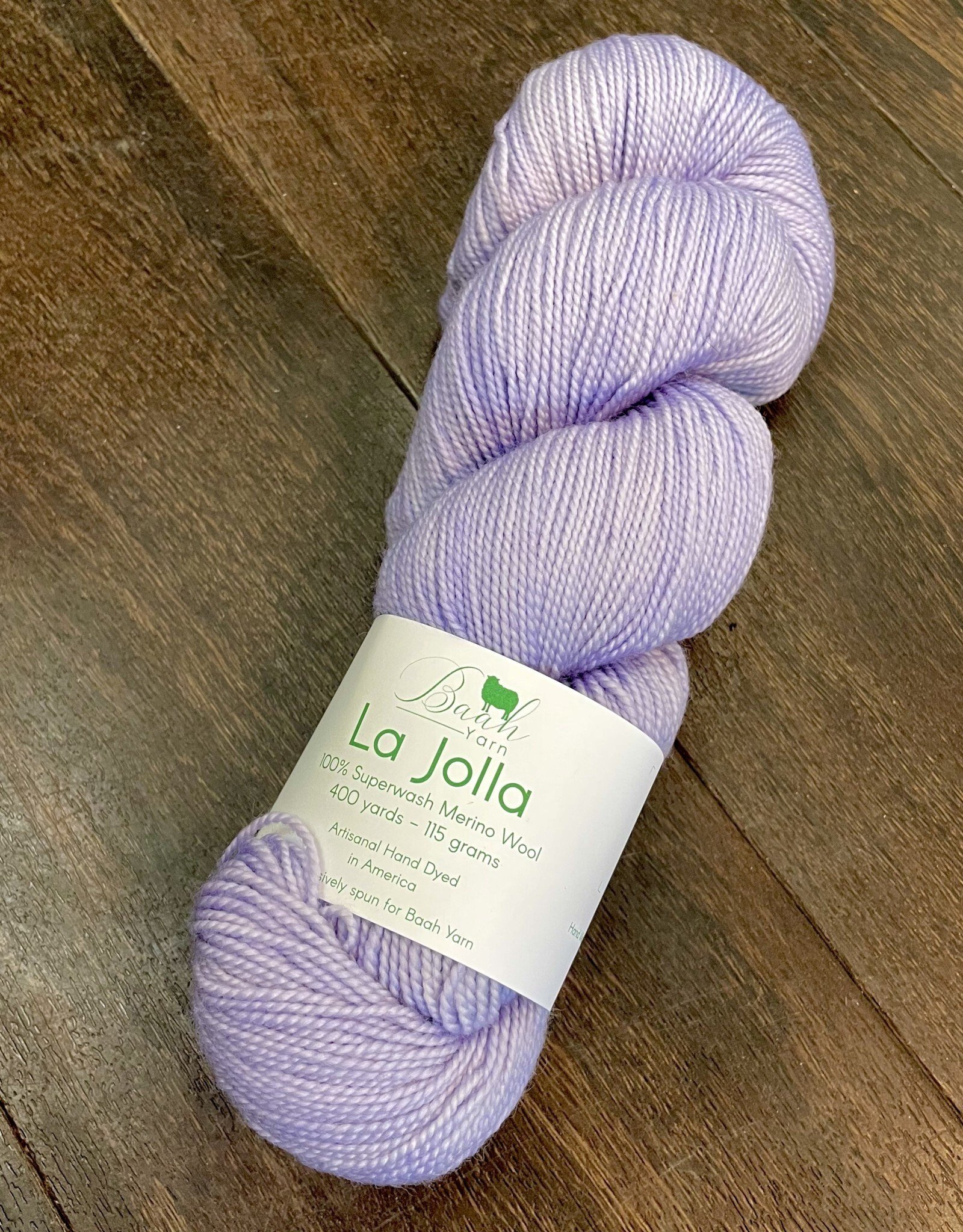 Baah Yarns La Jolla by Baah Yarn, Color Group 5 Lilac You Lots fingering