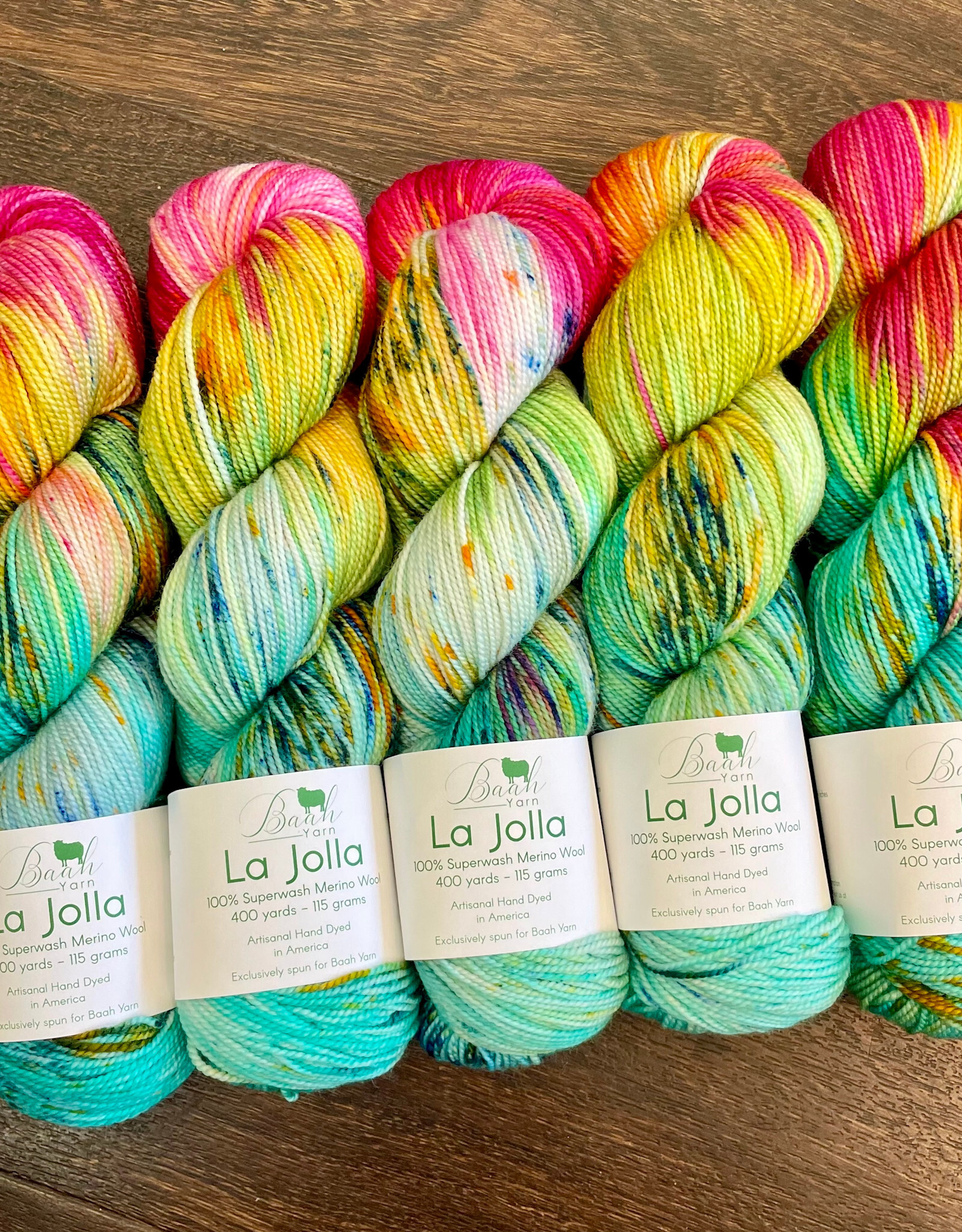 Baah Yarns La Jolla by Baah Yarn, Color Group 5 Love Your Store 2025 fingering