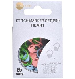 Tulip Heart Locking Stitch Markers
