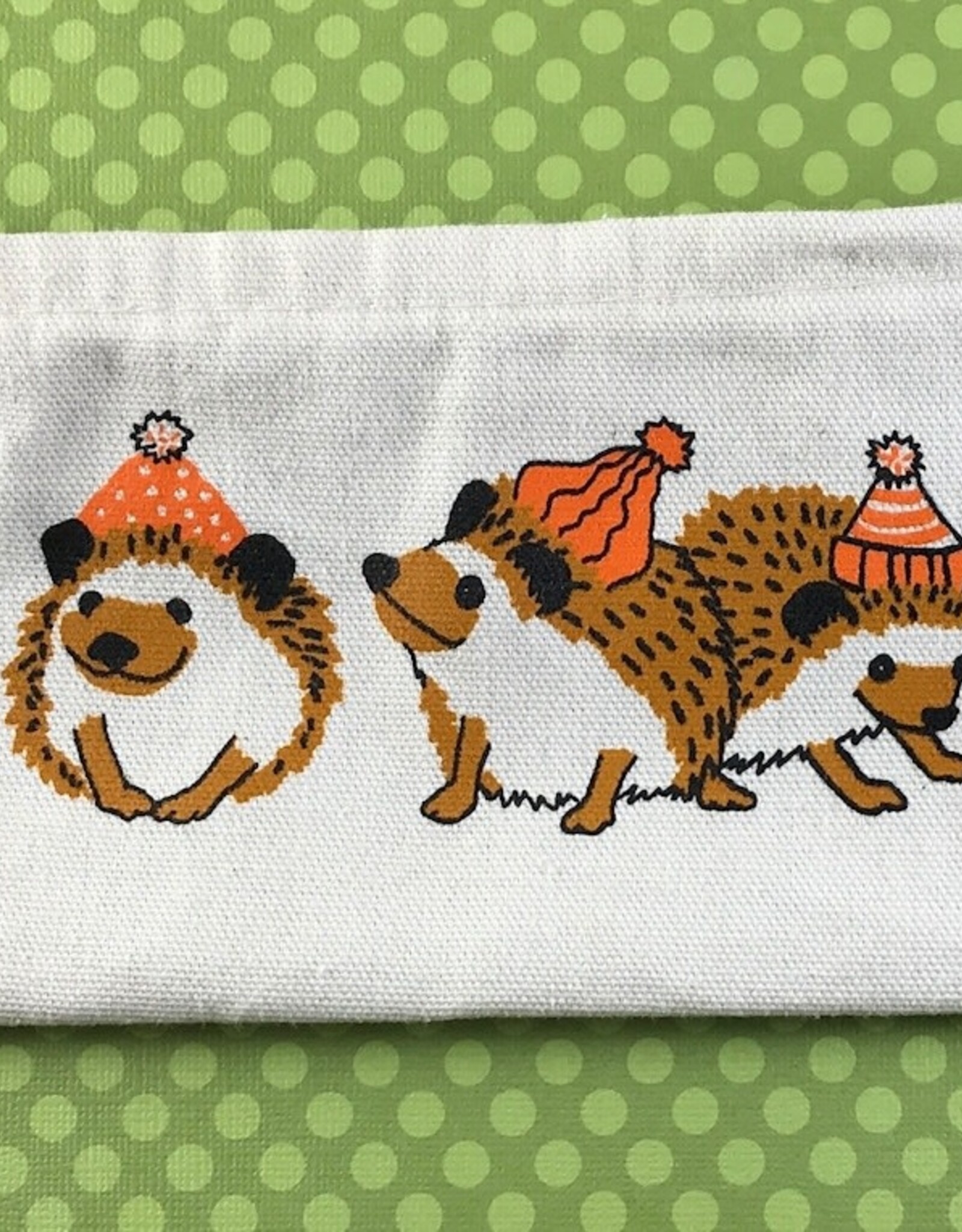 Bonnie Bischoff Wee Hedgehog Zip Pouch