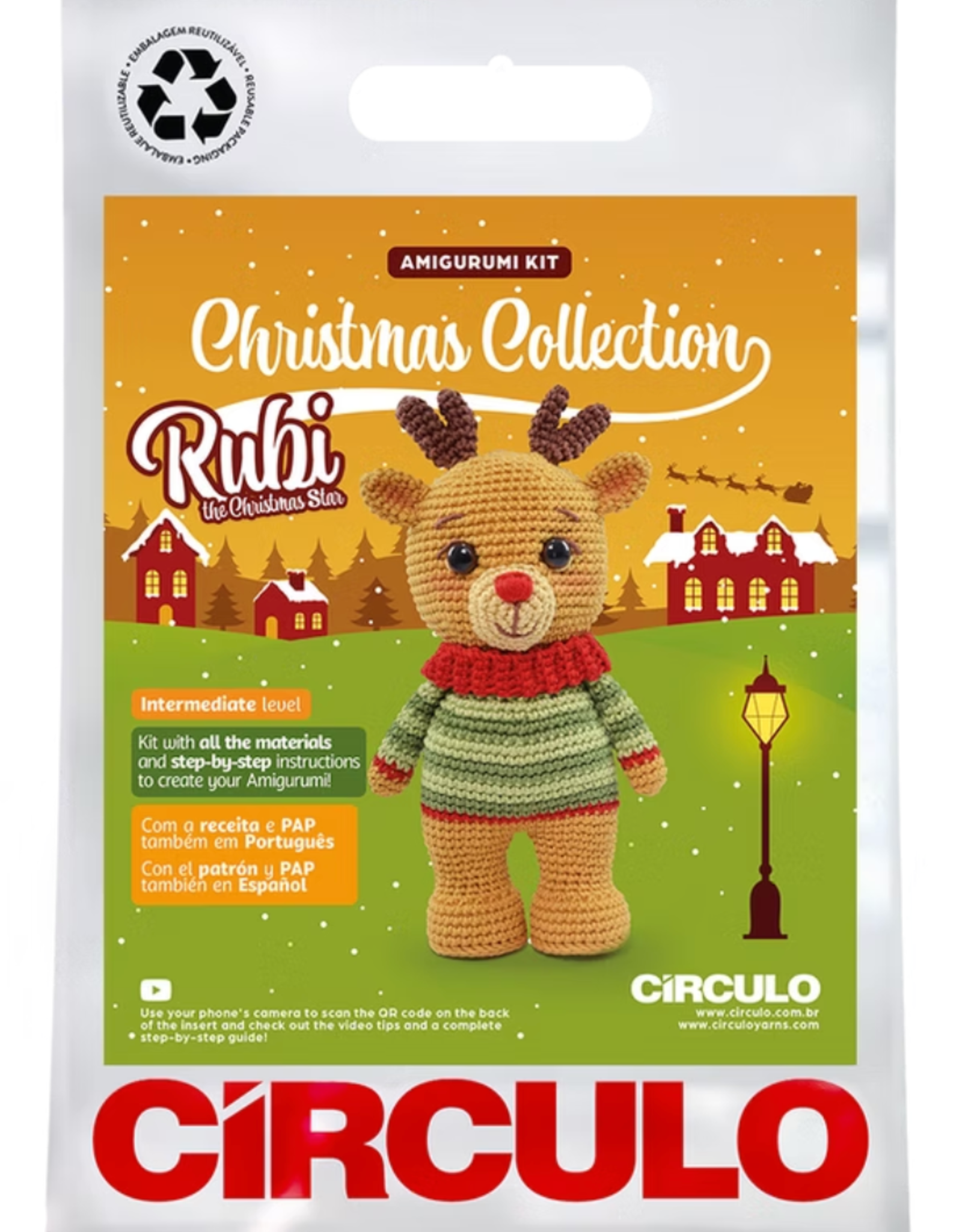 Circulo Christmas Collection Amigurumi Kits by Circulo