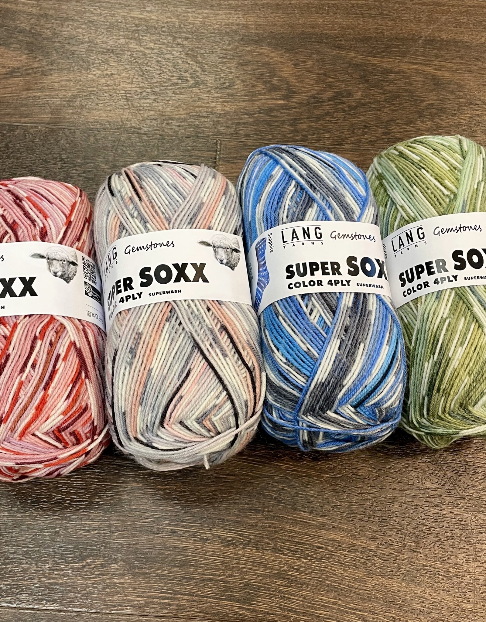 Lang Yarns Super Soxx 4-ply (color group 2) by Lang Yarns