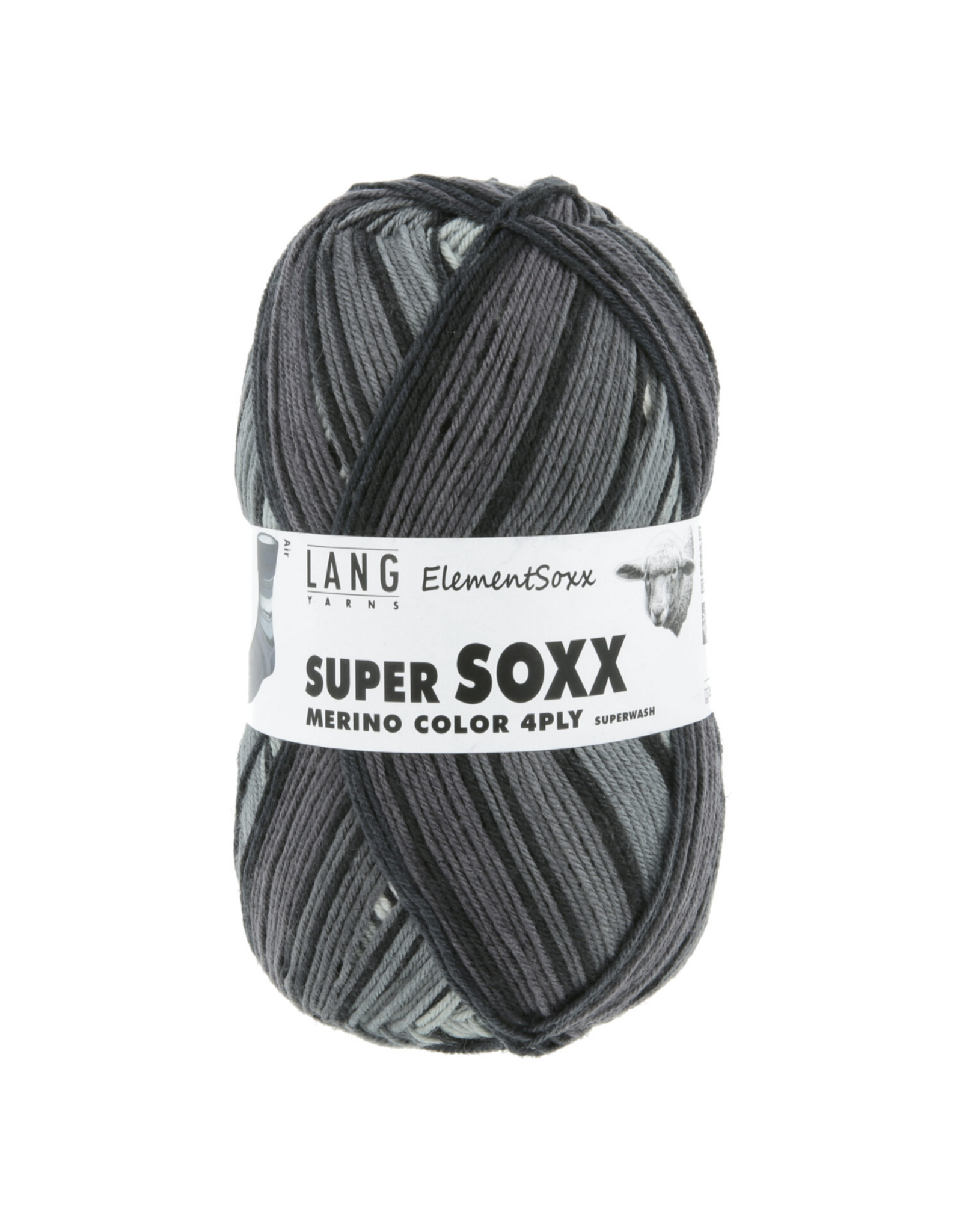 Lang Yarns Super Soxx Merino Color 4-PLY