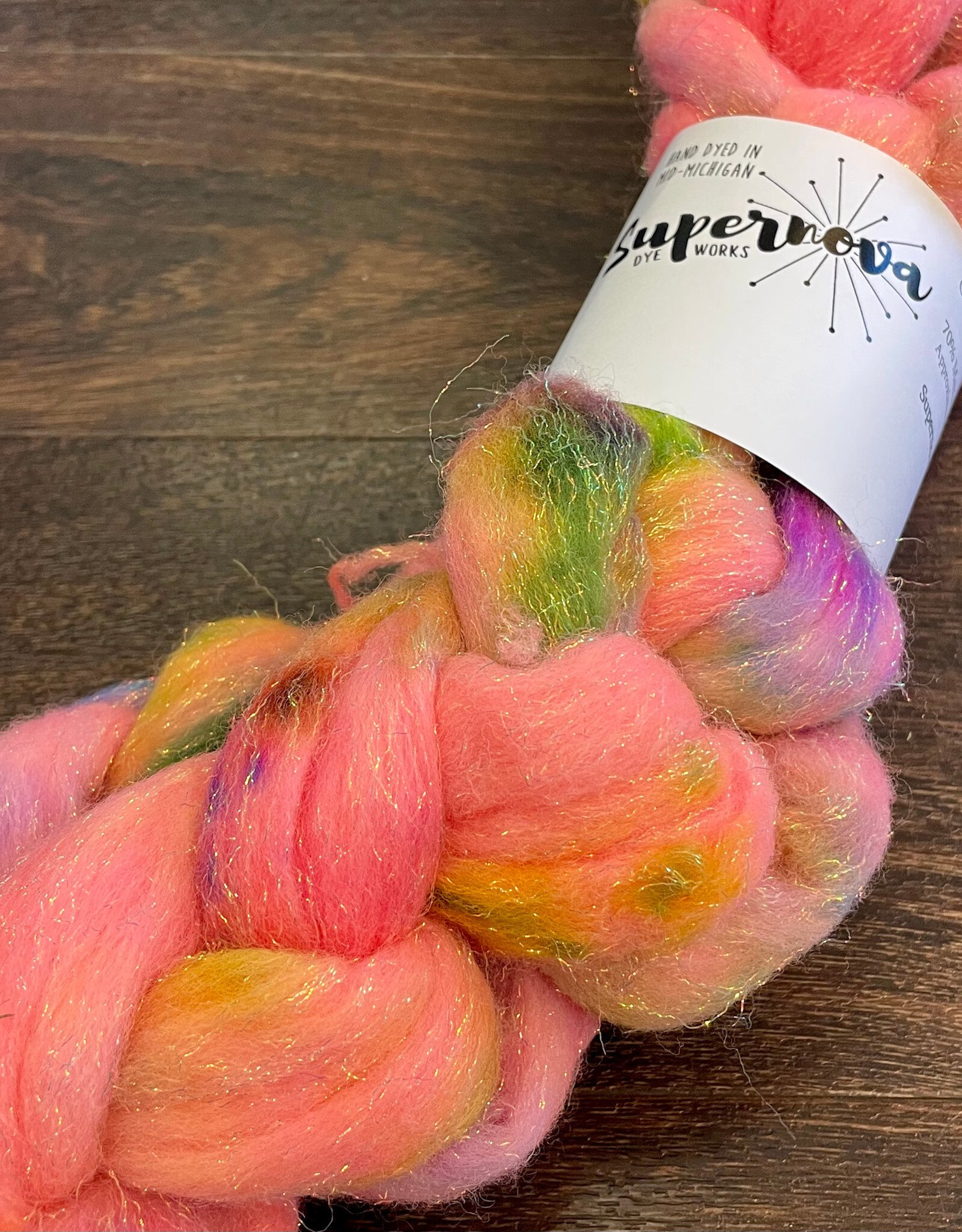 Supernova Dye Works Combed Top Braid by Supernova Dye Works