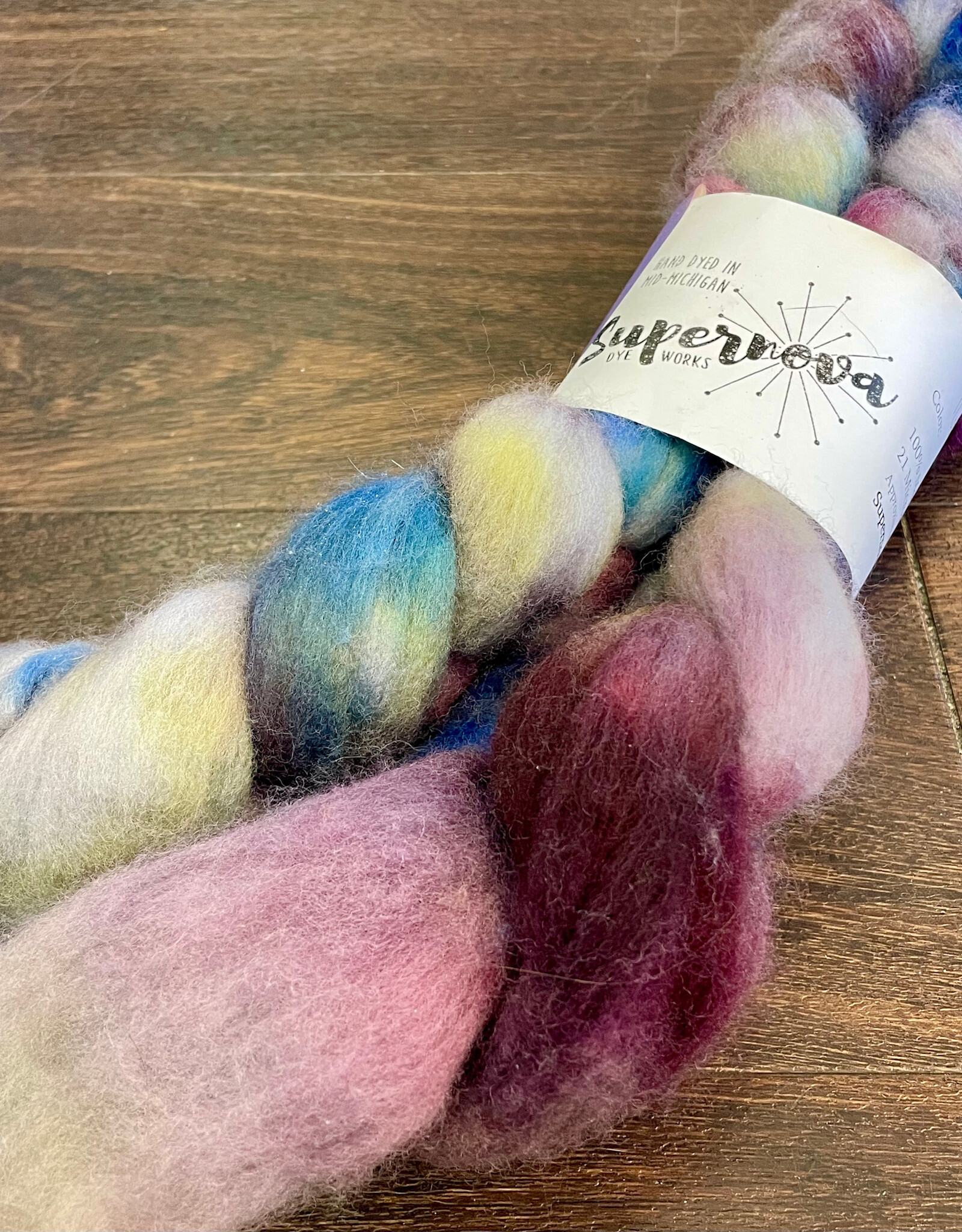 Supernova Dye Works Combed Top Braid by Supernova Dye Works