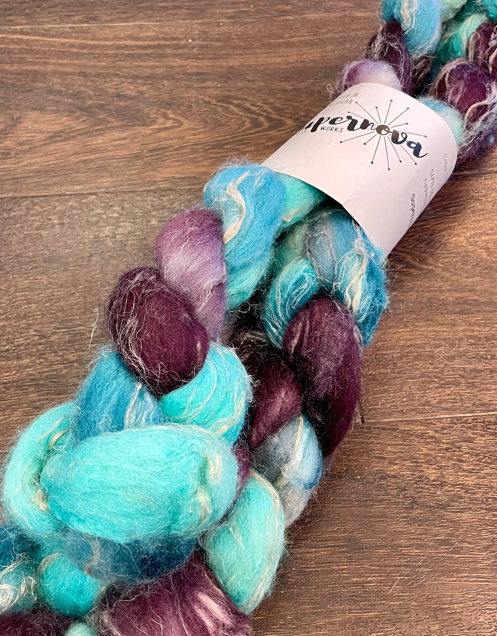 Supernova Dye Works Combed Top Braid by Supernova Dye Works