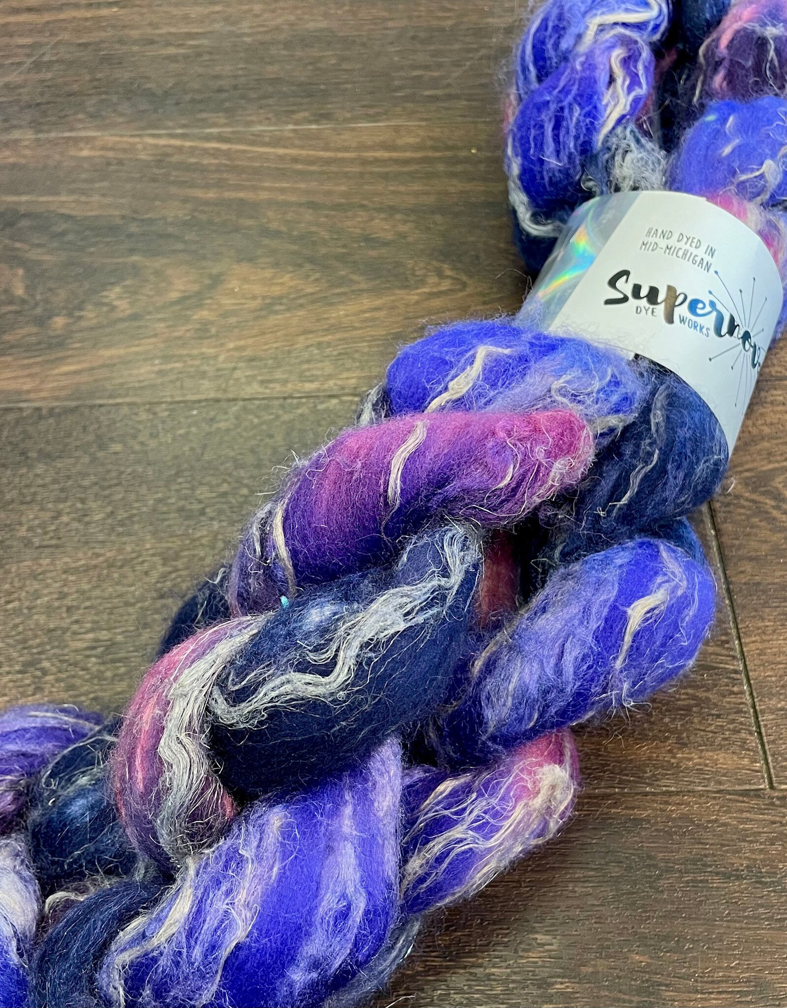 Supernova Dye Works Combed Top Braid by Supernova Dye Works