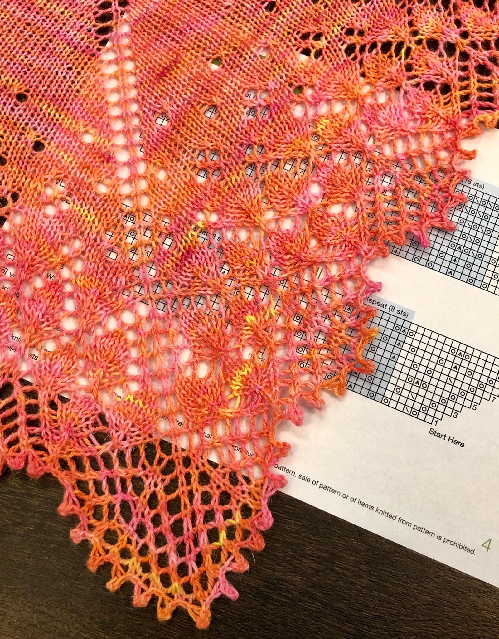 Lace 101: Basic Chart Reading - Saturday, April 25, 10am-12pm