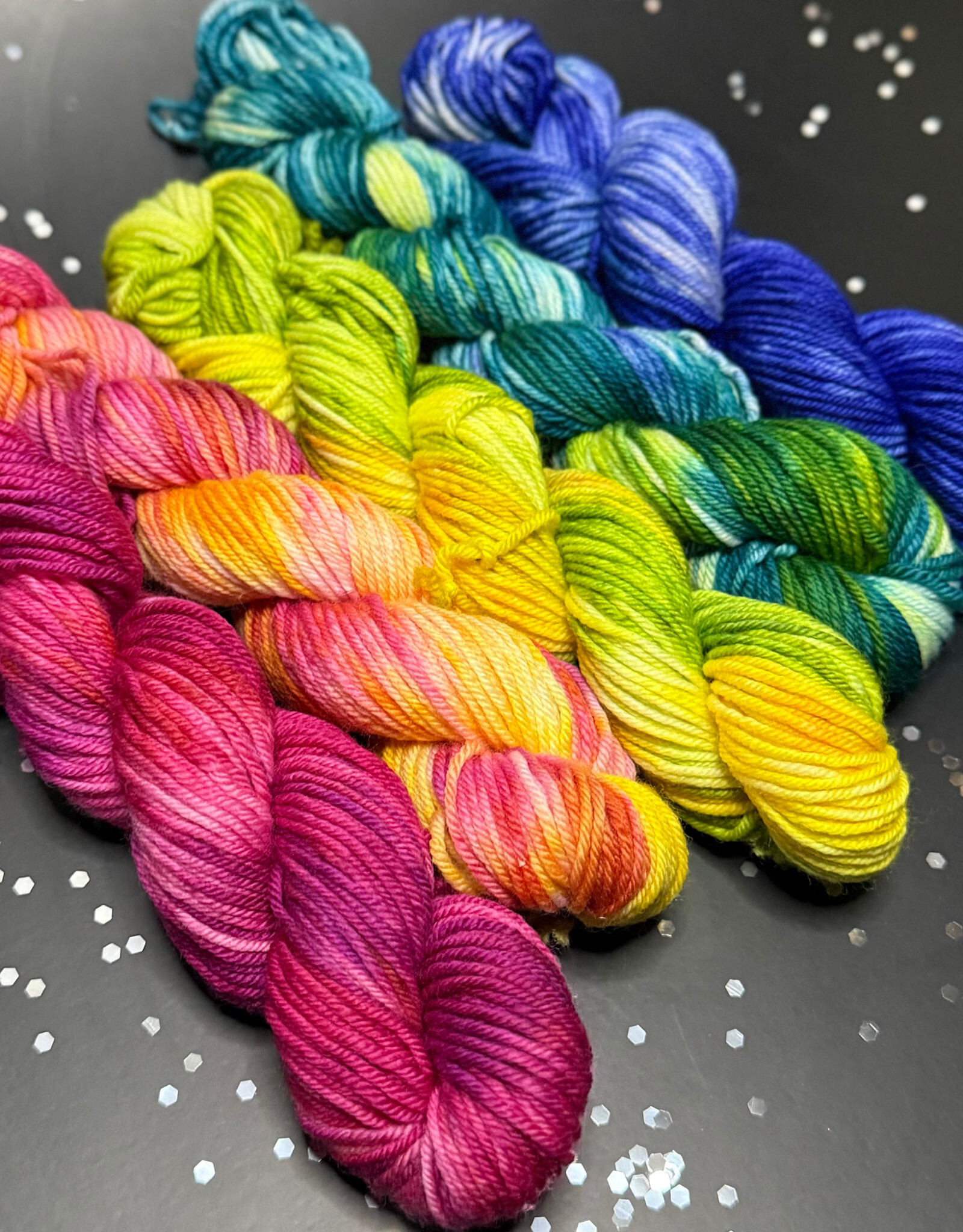 Wonderland Yarn Mary Ann Mini Skein Packs by Wonderland Yarn