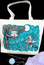Bonnie Bischoff Wonderland Tote with Zipper
