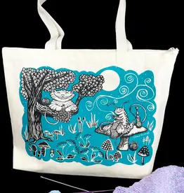 Bonnie Bischoff Wonderland Tote with Zipper