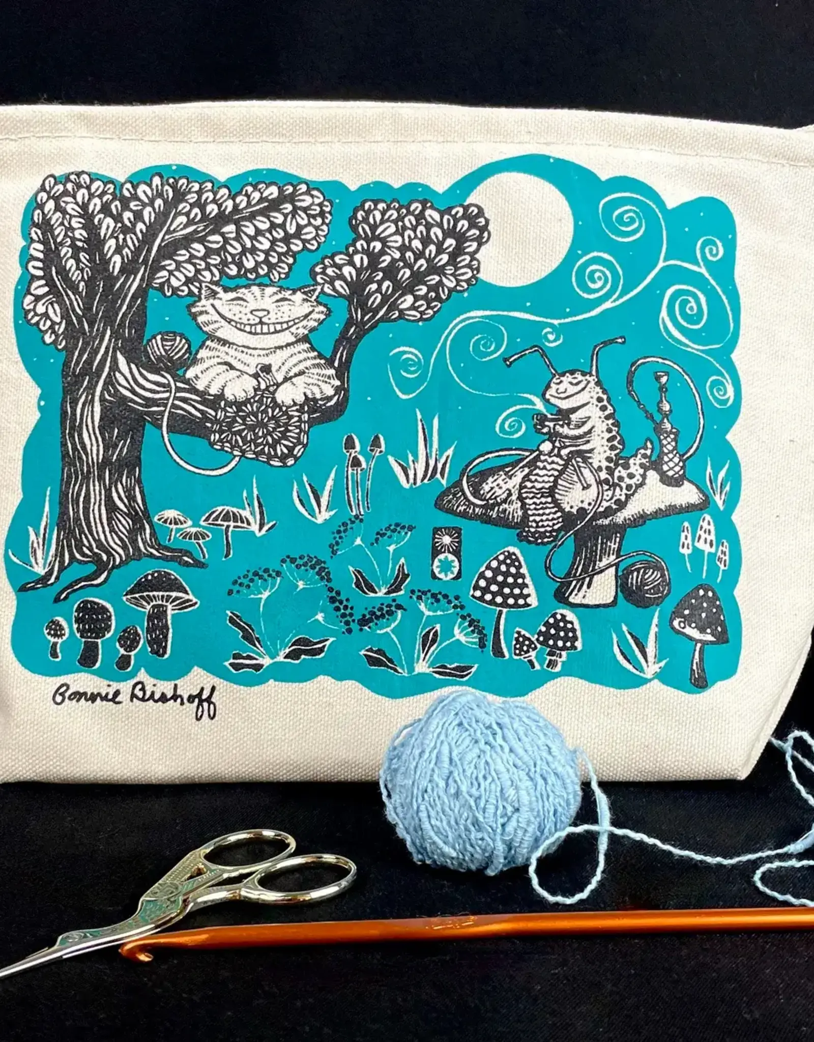 Bonnie Bischoff Wonderland Large Zip Pouch