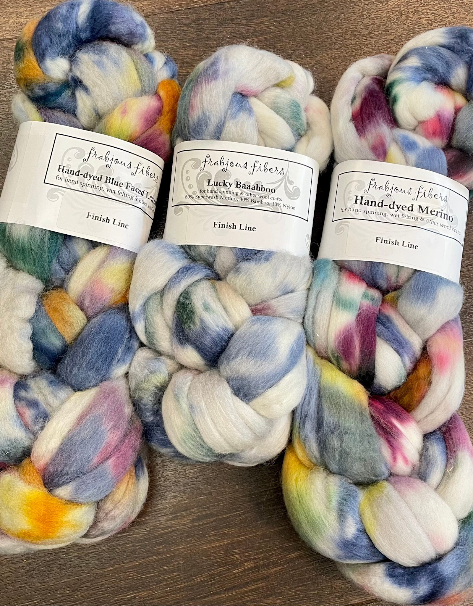 Frabjous Fibers Hand Dyed Fiber by Frabjous Fibers