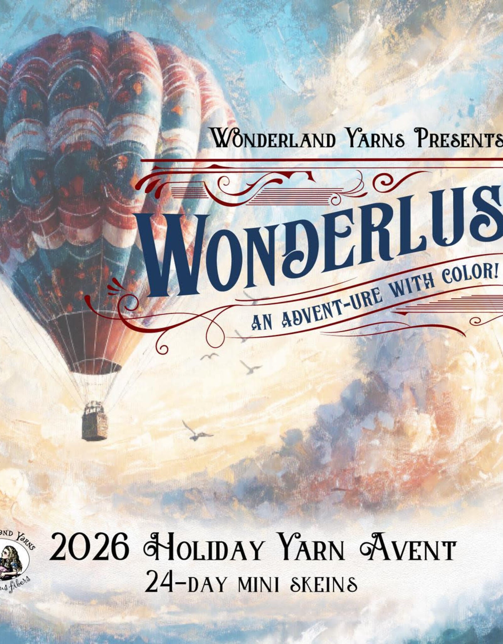 Wonderland Yarn Wonderlust: Wonderland Yarns 2026 Yarn Advent - PRE-ORDER