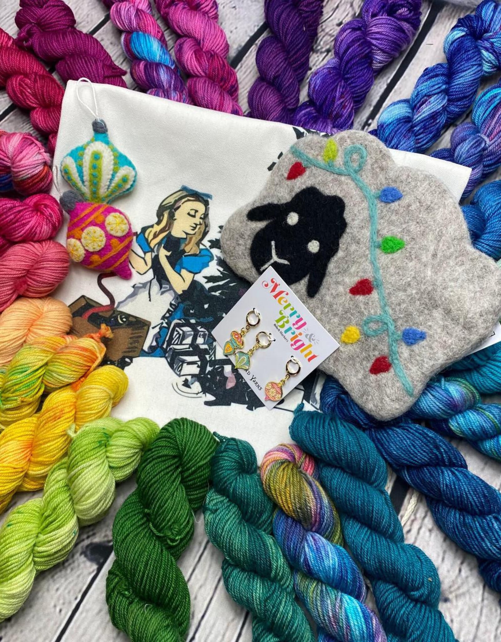 Wonderland Yarn Wonderlust: Wonderland Yarns 2026 Yarn Advent - PRE-ORDER