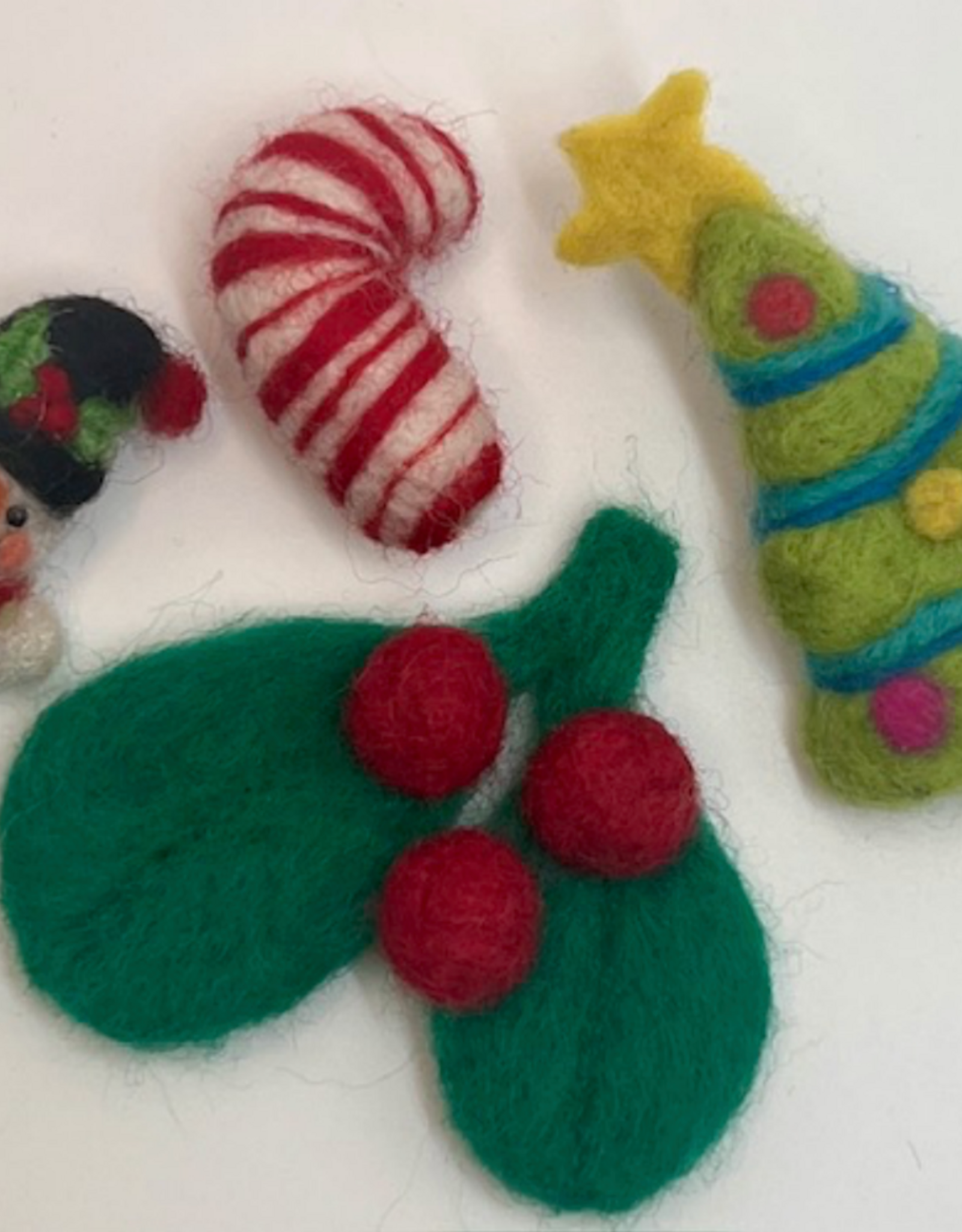 Tracy Kadonaga Needle Felting: Holiday Ornaments - Monday, November 30, 3:30-5:30pm