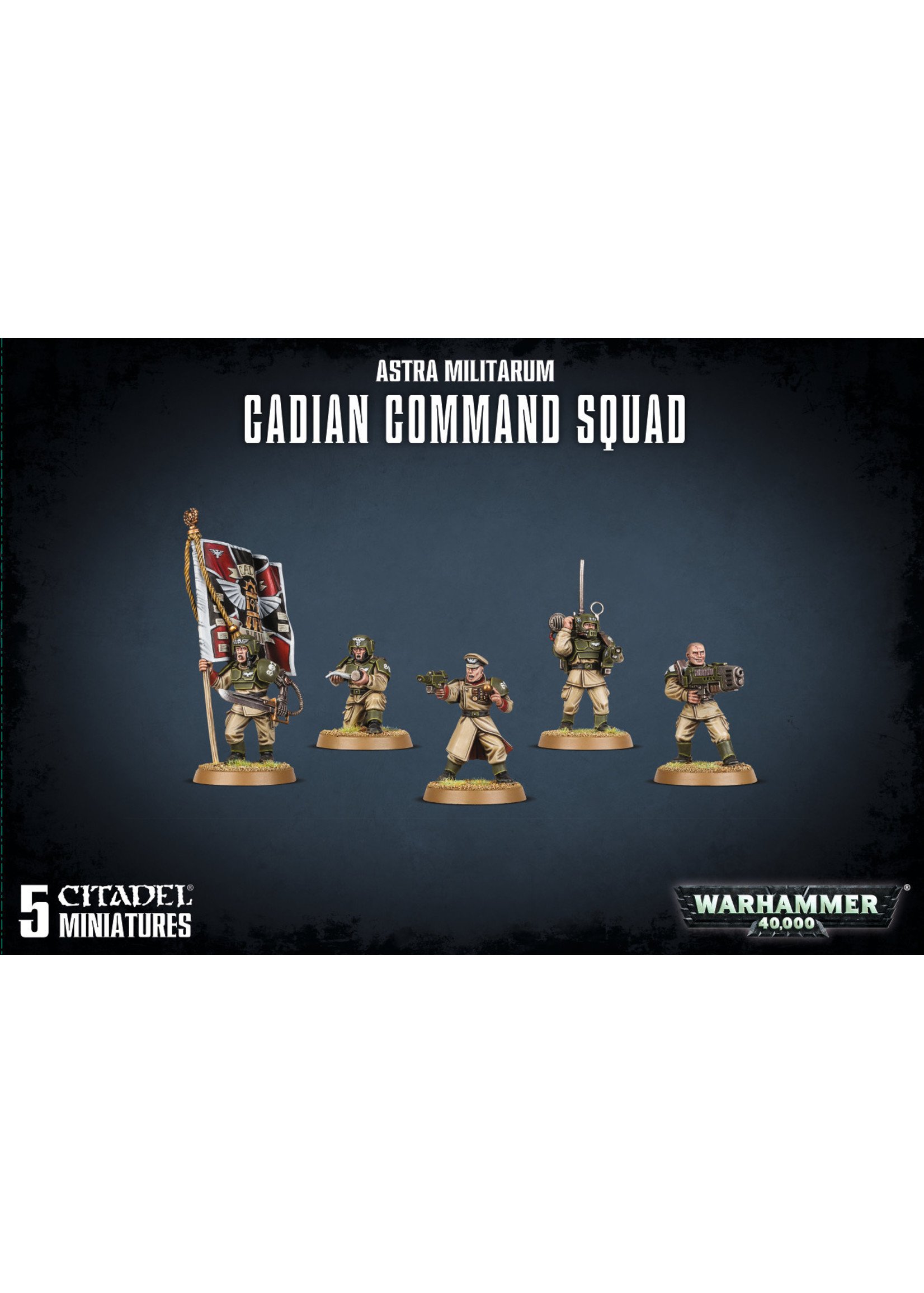 Games Workshop Cadian Command Squad