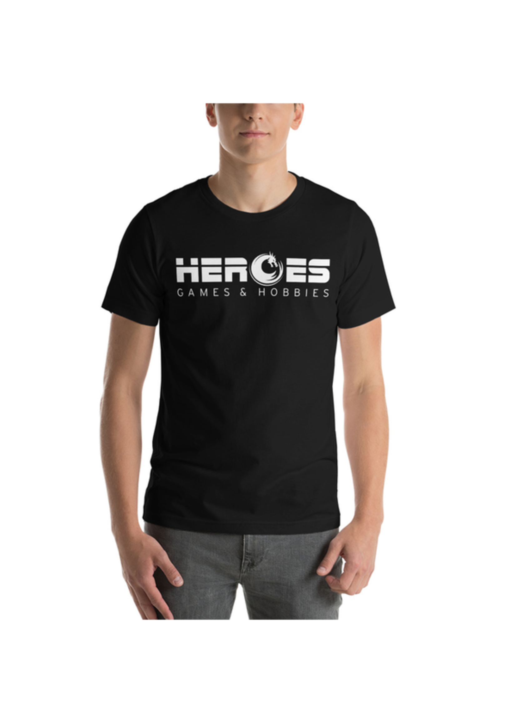 Bella Canvas Heroes White Logo T-Shirt