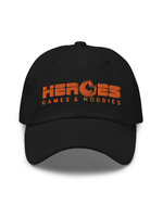 Heroes Logo on a Black Hat