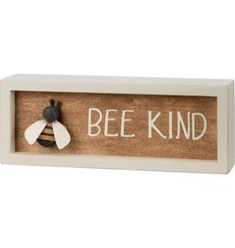 Summer 2022 109036 INSET BOX SIGN - BEE KIND