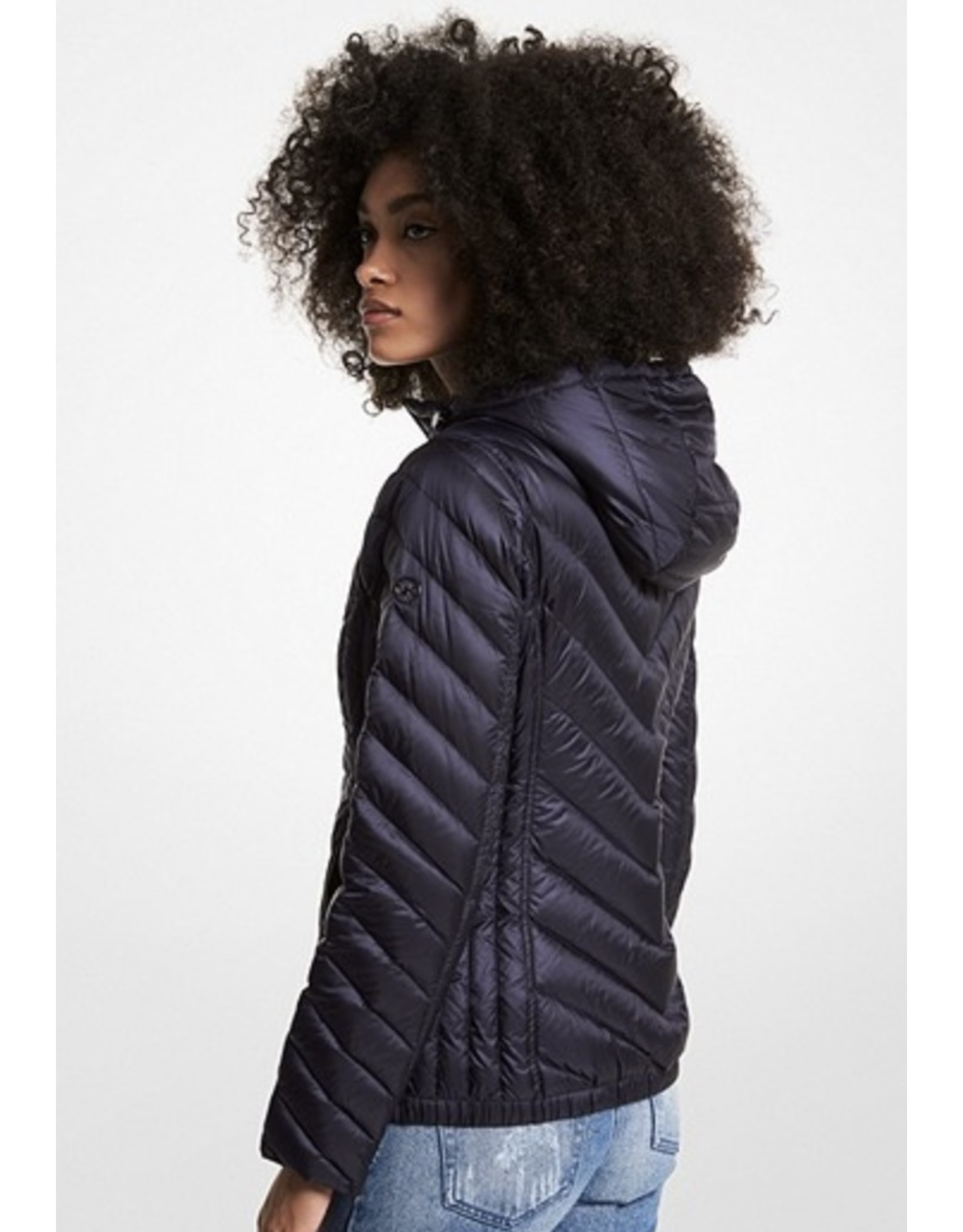 Quilted Nylon Packable Puffer Jacket  Michael Kors