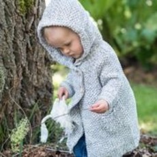 Beba Bean Crochet Knit Hoodie