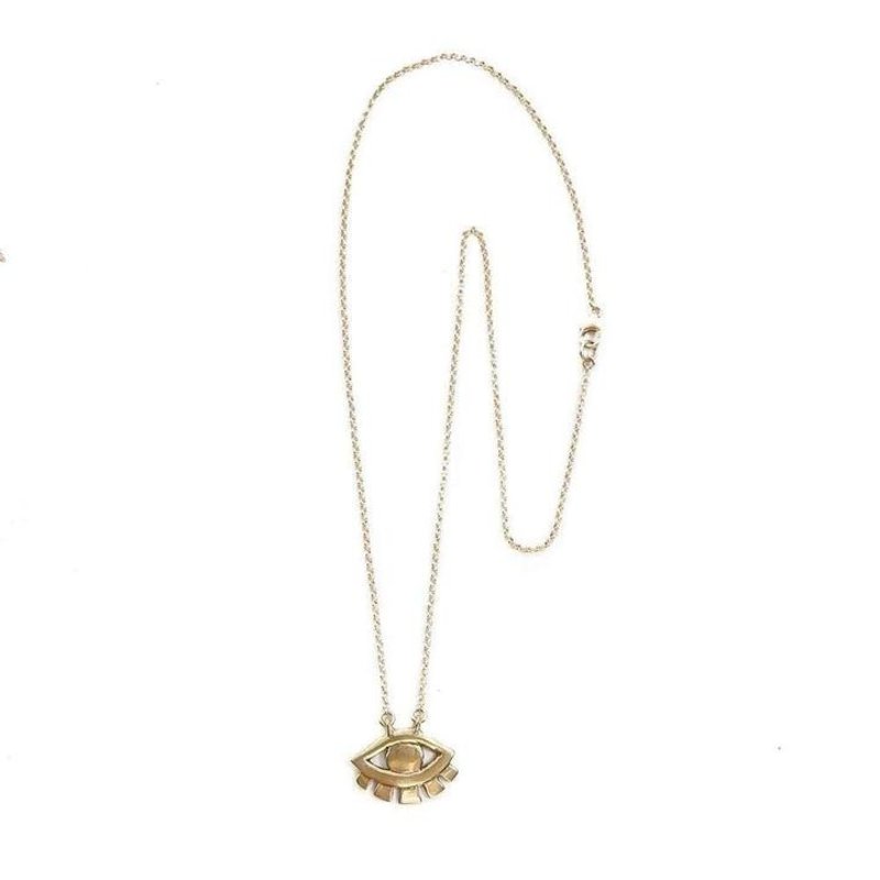 Marisa Mason Ojo 18" Brass on Gold Fill Chain Necklace