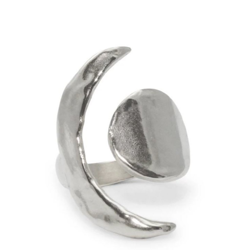 Amanda Hunt Equinox Silver Ring Size 7