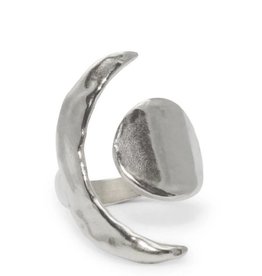 Amanda Hunt Equinox Silver Ring Size 7