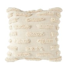 Square Woven Cotton Pillow w/ Fringe