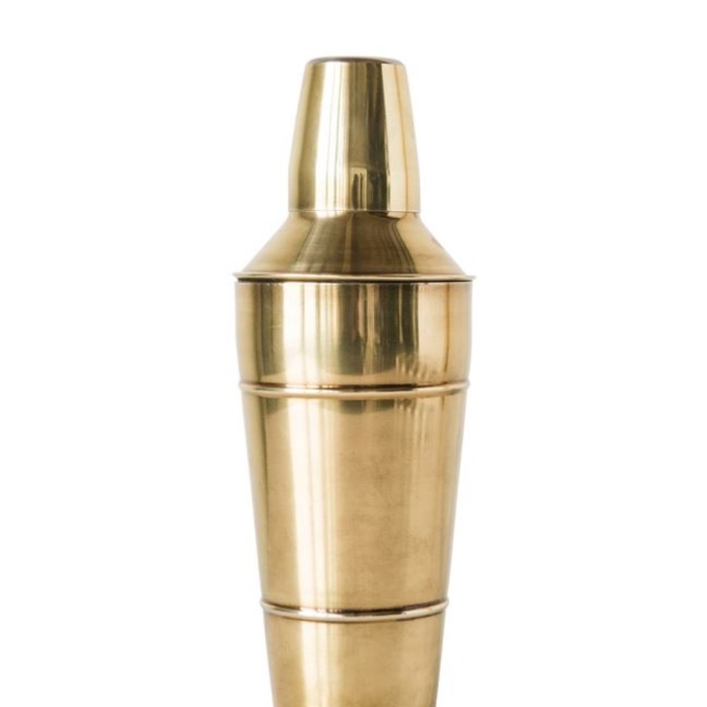 Stainless Steel  & Glass Cocktail Shaker