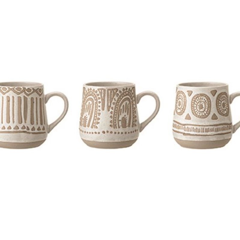 Stoneware Mug Set of 4