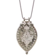 Lulu Laxmi Sterling Silver Shield Necklace