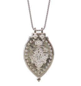 Lulu Laxmi Sterling Silver Shield Necklace