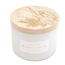 Skeem 3 Wick Dune Sage Print Block candle