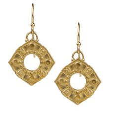 Lulu Anahata Bronze Boundless Heart Earrings