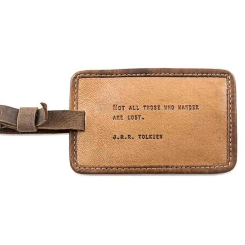Sugarboo J R R Tolkien Leather Luggage Tag