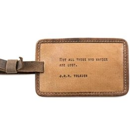 Sugarboo J R R Tolkien Leather Luggage Tag