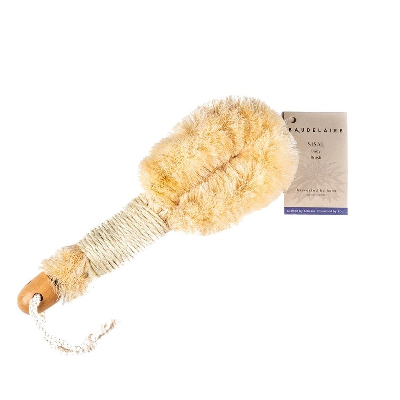 Baudelaire Sisal Bath Brush 9"