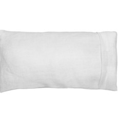 Elizabeth W Washed Ivory Linen Eye Pillow